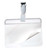 CW Office Durable Self-Laminating Clip Badge, clear laminated badge holder with clip for ID cards.
