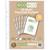 CW Office A5 100% Recycled Bag 50 Multi Punched Pockets, eco-friendly packaging with size, material details, and eco-credentials illustrated on the package.