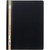 CW Office A4 50% Recycled Project and Report File, black report file with eco-friendly and recyclable labels on the spine.