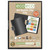 CW Office A4 95% Recycled Quick Clip File, eco-friendly black file with quick clips for easy filing and organization.