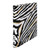 CW Office Pukka Pad Wild Roll Bound Ring Binder Zebra, featuring a bold black and white zebra stripe pattern and preloaded with Wild A4 5 Part Divider.