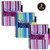 CW Office Pukka Pad Stripes Polypropylene Project Book 250 Pages A5 Blue/Pink Pack of 3, colorful striped polypropylene cover project books with spiral binding.