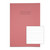CW Office RHINO 13 x 9 Oversized Exercise Book 40 Page Pink F8 pack of 10, pink oversized exercise books with white lines, ideal for school or office use.