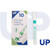 CW Office UP Drywipe Bullet Tip Marker Green (10) pack with a single green bullet tip marker next to the packaging.