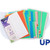 CW Office UP Index Polypropylene A4 A-Z Multicolour, color-coded filing dividers with alphabet labels and indexed tabs for organized document management.
