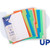 CW Office UP Index Polypropylene A4 1-10 Multicolour, multi-colored file dividers for organization.