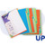 CW Office UP Index Polypropylene A4 1-31 Multicolour, colorful transparent index dividers with numbered tabs from 1 to 31 for organizing files.
