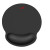 Various Genius G-WMP100 Ergonomic Mouse Pad with Wrist Rest for Support and Comfort with Anti-Slip Rubber Base, Black, top view of the mouse pad showing the wrist rest and anti-slip base