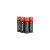 Various Verbatim (49921) AA Battery Alkaline 4 Pack, four AA alkaline batteries standing upright with black and red design