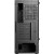 Various Antec AX27 RGB Elite Mid-Tower Gaming PC Case with Tempered Glass, Full Mesh Front Panel, 4 Pre-installed 120mm Fixed-RGB Fans, front view showing sleek design and ventilation features.