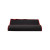 Various Marvo Scorpion G55 Blaze M Medium Size Non-Slip Microfibre Gaming Surface Mat (Black), close-up of the black gaming mouse pad with red accents and smooth microfibre surface.
