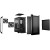 Various be quiet! Pure Base 501 Airflow Window Black ATX Mid Tower Case with USB-A, USB-C, 2 x Pure Wings 2 140mm Black PWM Fans, disassembled components showing airflow and design features.