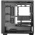 Antec FLUX Mid Tower PC Case - Tempered Glass, Black/Wood, 5 PWM Fans, USB-C, E-ATX/ATX/mATX/ITX Compatibility