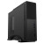 Various CiT S014B Thin Client Micro ATX Black Case with 300W PSU, front view showing USB 3.0 and USB 2.0 ports and sleek design