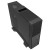 Various CiT S014B Thin Client Micro ATX Black Case with 300W PSU, front view showing USB ports and compact black design