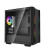 Various DeepCool CC360 ARGB, Black, Mini Tower Chassis with Tempered Glass Window, featuring 3x 120mm ARGB Fans, USB 3.0, compatible with mATX and mITX motherboards
