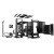 Various be quiet! Dark Base Pro 901 Full Tower Gaming PC Case, black, disassembled showing panels, internal frame, and components with 4x USB 3.2 Type A ports, interchangeable top cover, and front panel.