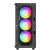 Various DeepCool CC560 ARGB V2 Case, gaming mid tower in black with tempered glass side panel, featuring RGB fans, front USB 3.0 and USB 2.0 ports.