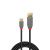 Lindy 36887 2m USB-A (M) 2.0 To USB-C (M) 2.0 Anthra Line 480Mbps Cable - Black