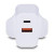 Various LINDY 73425 30W USB Type A & C Charger UK Plug, 3A, Power Delivery 3.0 + PPS, 2 Output Connectors (USB, 24 pin USB-C), White, compact white charger with dual USB ports for fast charging.