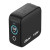 Various Verbatim (30239) Mini GaN Charger 100W With Display, compact black charger with digital display showing 100W power output.