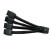 Various Replacement 12VHPWR 12+4Pin PCIE 5.0 to 4x8Pin (6+2P) Power Cable, 10cm braided power cable with multiple connectors for high-performance PC graphics cards