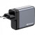 Various Verbatim (32203) GNC-140 GaN Charger 140W, compact charger with 2 USB-C PD ports, 1 USB-C PD 20W port, and 1 USB-A QC 3.0 port, suitable for EU, UK, and US plug types.