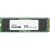 Various Crucial (CT1000E100SSD8) E100 1TB PCIe Gen4 NVMe M.2 SSD, image showing a green circuit board with a white label indicating the Crucial brand, model E100, and specifications.