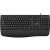 Various Genius KB-123 Wired AI Copilot Business Keyboard with Palm Rest, USB Plug and Play, Multimedia Function Keys, black keyboard with full layout and multimedia keys