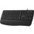 Various Genius KB-123 Wired AI Copilot Business Keyboard with Palm Rest, USB Plug and Play, Multimedia Function Keys, black keyboard with ergonomic design and full-sized keys.