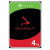 Various Seagate Ironwolf NAS ST4000VN006 4TB 3.5-inch 5400RPM internal hard drive with 256MB cache and SATA III interface, product image.