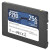 Various Patriot P210 (P210S256G25) 256GB 2.5 Inch SSD, Sata 3 Interface, Read 500MB/s, Write 400MB/s, 3 Year Warranty, black solid-state drive with blue label showcasing product specifications.