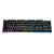 Various Marvo Scorpion K604 Soldat 20 Wired RGB Multimedia UK Layout Gaming Keyboard, close-up image showing the keyboard with colorful RGB backlit keys and multimedia function keys.