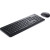 Various Dell KM3322W-R Wireless Keyboard and Mouse Set for Windows, 2.4GHz Wireless, QWERTY UK English Layout, Black, with a slim black keyboard and matching wireless mouse on a plain white background.