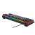 Various Tecware Phantom+ 80% TKL RGB Mechanical Gaming Keyboard with Wraith Brown Switches Black, angled view showing RGB backlit keys and sleek black design.