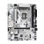 Various ASRock B760M-HDV/M.2 Intel 1700 Socket Motherboard, Micro-ATX, 2x DDR5 Slots, 2x M.2 Sockets, 2.5GbE LAN, showing the motherboard's layout and ports from a top view.