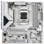 Various Gigabyte B850M Eagle WIFI6E ICE AMD AM5 Socket Motherboard, Micro ATX, 4x DDR5 Slots, 3x M.2 Sockets, Wi-Fi 6E, top view showing components and slots.