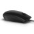 Various Dell MS116 Wired USB Mouse, black, with 2-buttons and optical tracking, ambidextrous design suitable for PC, Mac, and laptops.