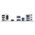 Various Gigabyte B760M DS3H WIFI6E GEN5 Intel 1700 Socket Motherboard, micro-ATX form factor with multiple slots and ports, including DDR5 RAM slots, M.2 sockets, 2.5GbE LAN, and Wi-Fi 6E connectivity.