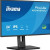 Various Iiyama ProLite 24-Inch 120Hz Full HD IPS Height Adjustable Monitor with Slim Bezel, HDMI, DisplayPort & USB Hub, displaying a sleek modern display with a black stand and blue promotional background.