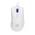 Various Marvo Scorpion G950 Niro 40 USB RGB Programmable Gaming Mouse (White), front view of the white gaming mouse with blue LED lighting and ergonomic design.