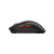 Various Marvo Scorpion G964W Niro 60 Wireless and Bluetooth USB-C Rechargeable Gaming Mouse (Black), side view showing ergonomic design with red accents and multiple buttons for gaming precision.