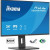 Various iiyama XB2497HSN-B1 24-inch IPS LCD USB-C Dock Display with 65W Charging and 4ms response time, showcased on a monitor stand
