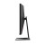 Various piXL CM32F44K 32 Inch 60Hz 4K Widescreen IPS Monitor with 3840 x 2160 Resolution, 5ms Response Time, 60Hz Refresh Rate, Display Port, side view of the monitor showcasing its slim profile and adjustable stand.