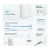 Various Mercusys MB230-4G 4G+ Cat6 AC1200 Wireless Dual Band Gigabit Router, modern white router with multiple antennas for fast internet and network connectivity.