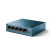 Various TP-Link LiteWave LS105G 5-Port 10/100/1000Mbps Metal Gigabit Desktop Network Switch, front view showing five Ethernet ports and compact metal design