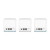 Various Mercusys Halo H32G AC1200 Whole Home Mesh Wi-Fi System (3 Pack), three white Wi-Fi mesh nodes for seamless home internet connectivity
