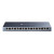 Various TP-Link TL-SG116 16-Port Metal Gigabit Desktop Network Switch, a compact black network switch with 16 Ethernet ports for high-speed wired connections.