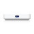 Various Ubiquiti UCG-MAX UniFi Cloud Gateway Max Compact 2.5 GBE Cloud Gateway Router, front view of the sleek white network device with a small display screen.