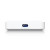 Various Ubiquiti UCG-MAX UniFi Cloud Gateway Max Compact 2.5 GBE Cloud Gateway Router, front view of the white router with a sleek design and a digital display on the front panel.